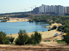 Зимний зорбинг. Горка для зимы